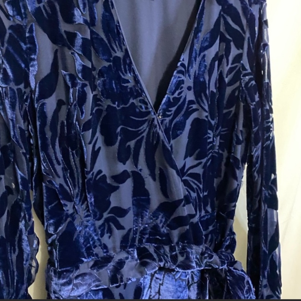 Anthropologie Daniella Velvet Maxi Dress - Picture 6 of 7